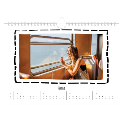 Calendrier photo A4 — Instants d'album photo [Février]