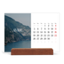 Calendrier de bureau support bois - paysage   — Évasion sans fin [Avril]
