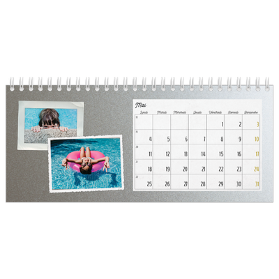 Calendrier de bureau — Collection de photos [couverture]