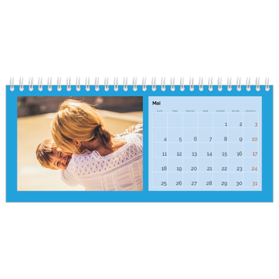 Calendrier de bureau — Panel de couleur [couverture]