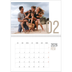 Calendrier photo A4 double (30 x 40 cm) — Numéros mensuels [Février]