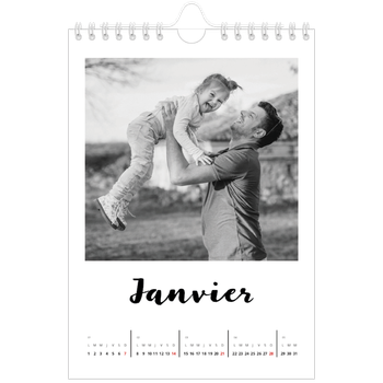 Calendrier photo A5 — Fait Main