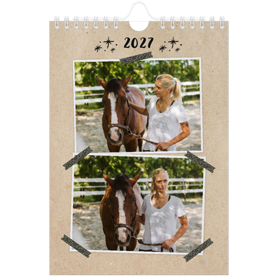 Calendrier photo A5 — Scrapbooking [couverture]