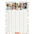 Calendrier familial A4 — Agenda rustique - Famille de 4 [couverture]