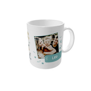 Mug personnalisé — Ma première année - bleu