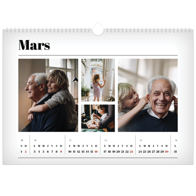 Calendrier photo A3 — Une de magazine [Mars]