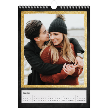 Calendrier photo A4 — Paillete et ardoise