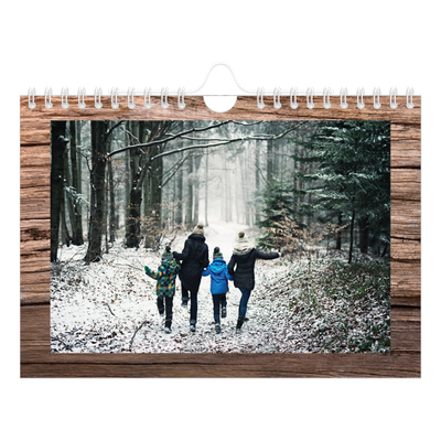 Calendrier photo A5 — Rustique [couverture]