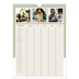 Calendrier familial A4 — Agenda palette naturelle - Famille de 5 [Février]