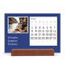 Calendrier de bureau support bois - paysage   — Terre éditoriale [Février]
