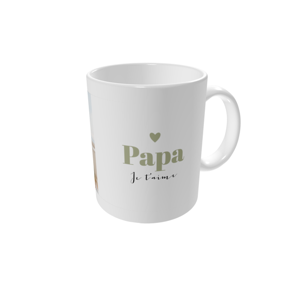 Mug personnalisé — Jolie calligraphie pour Papa