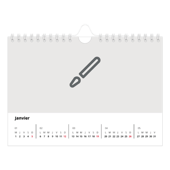 Calendrier photo A5 — Créez votre produit