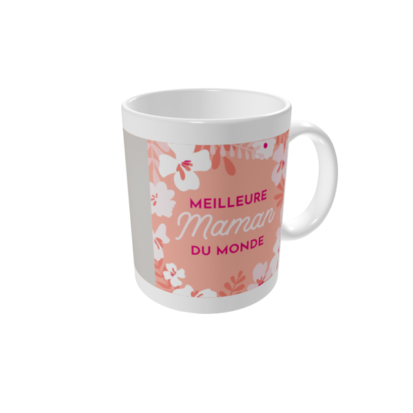 Mug personnalisé — Le bouquet de Maman