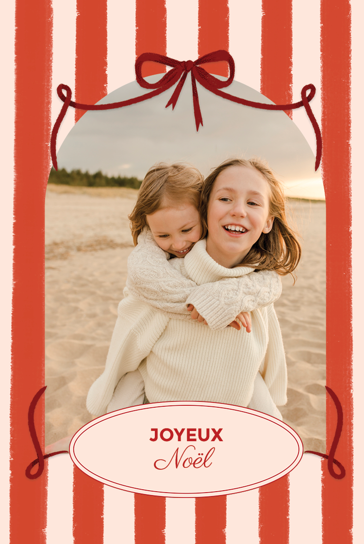 Faire-part & Cartes — Rayures et ruban