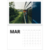 Calendrier photo A4 double (30 x 40 cm) — Espace blanc [Mars]