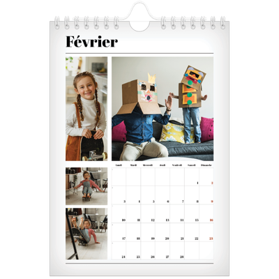 Calendrier photo A5 — Une de magazine [Février]