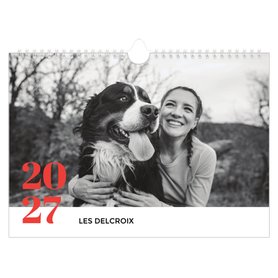 Calendrier photo A4 — Une année audacieuse [couverture]