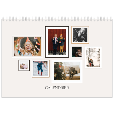 Calendrier photo A4 double (30 x 40 cm) — Galerie de mur photo [couverture]