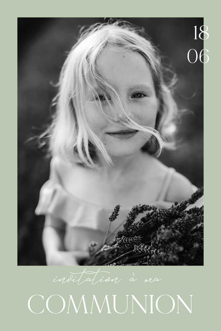 Cartons d'invitation — Fond de couleur unie