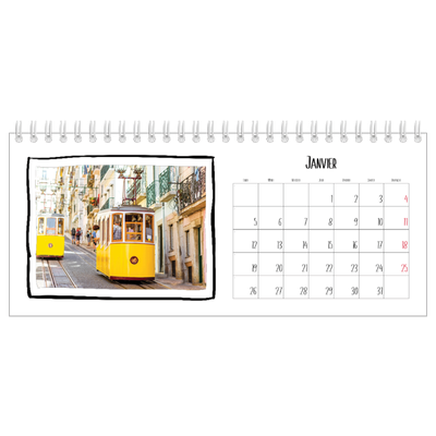 Calendrier de bureau — Instants d'album photo [Janvier]