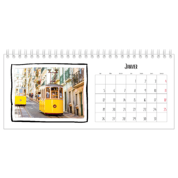 Calendrier de bureau — Instants d'album photo