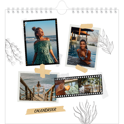 Calendriers annuels carré — Esprit scrapbook [couverture]