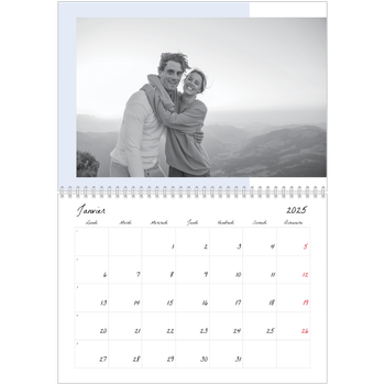 Calendrier photo A4 double — Écrans de couleur