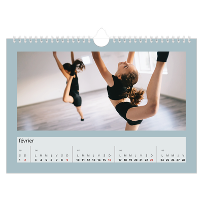 Calendrier photo A4 — Neo Scandi [Février]