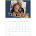 Calendrier photo A4 double (30 x 40 cm) — Coup de pinceau doré [Février]