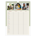 Calendrier familial A3 — Agenda palette naturelle - Famille de 3 [Février]