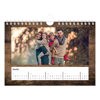 Calendrier photo A5 — Rustique