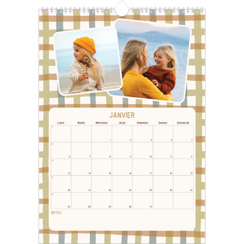 Calendrier photo A3 — Motifs rétros