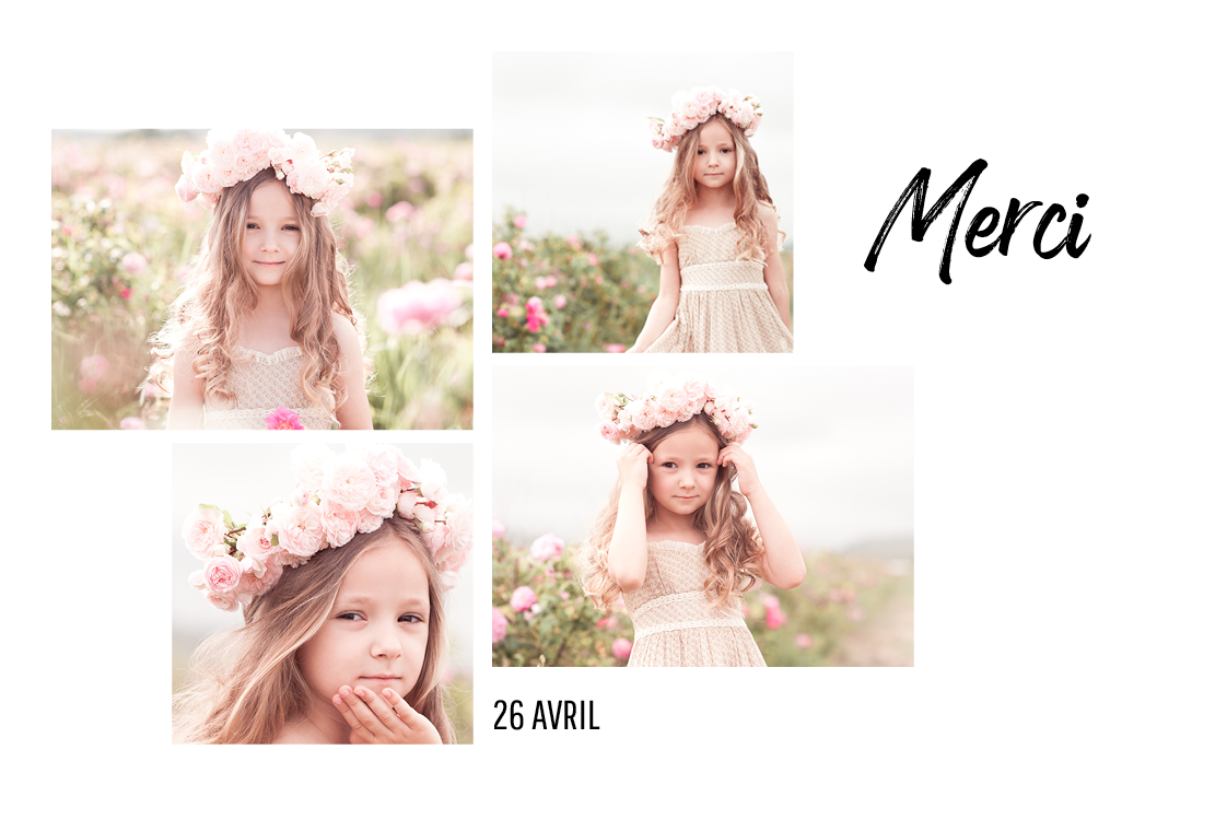 Carte de remerciement — Journal Intime