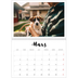 Calendrier photo A4 double (30 x 40 cm) — Fait Main [Mars]