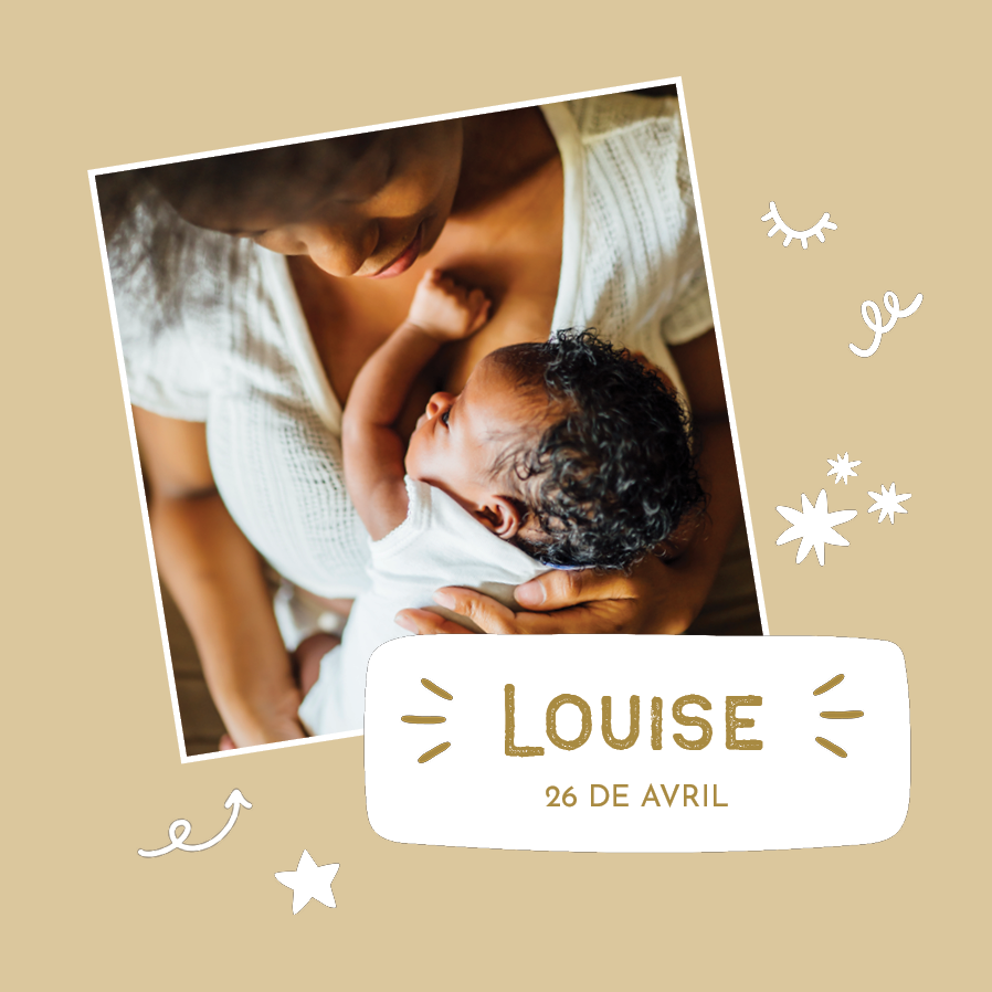 Cartons d'invitation — Mon premier coucou