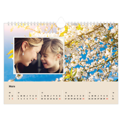 Calendrier photo A4 — Saison en immersion [Mars]