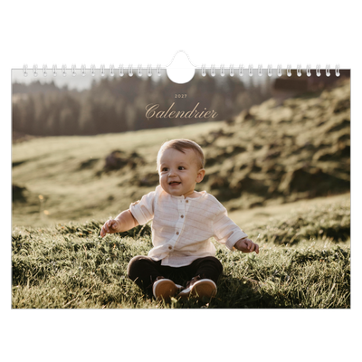 Calendrier photo A4 — Diaporama [couverture]