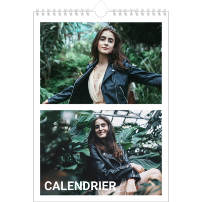 Calendrier photo A4 (20 x 30 cm) — Grand mois [couverture]