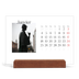 Calendrier de bureau support bois - paysage   — Mon carnet de voyage [Janvier]