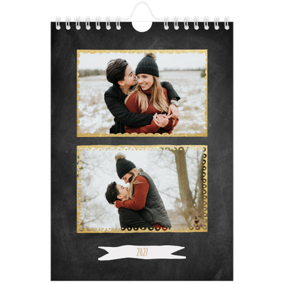 Calendrier photo A5 — Paillete et ardoise [couverture]