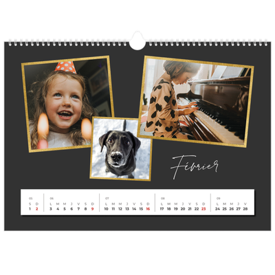 Calendrier photo A3 — Tellement de souvenirs [Février]