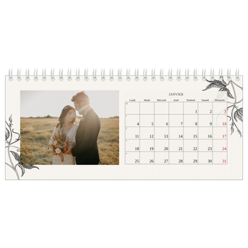 Calendrier de bureau — Encre & lierre