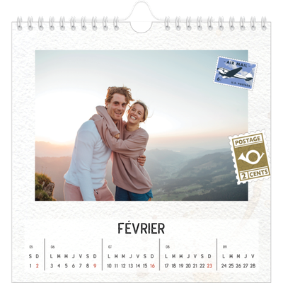 Calendriers annuels carré — Parts unknown [Février]