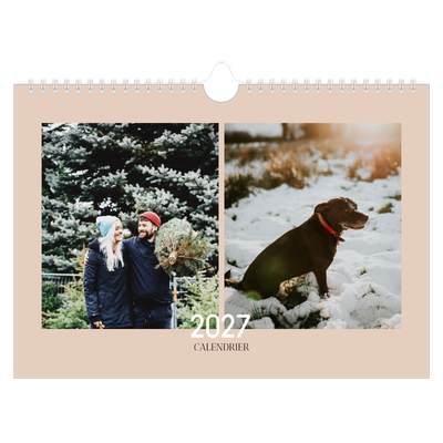 Calendrier photo A4 — Superposition [couverture]
