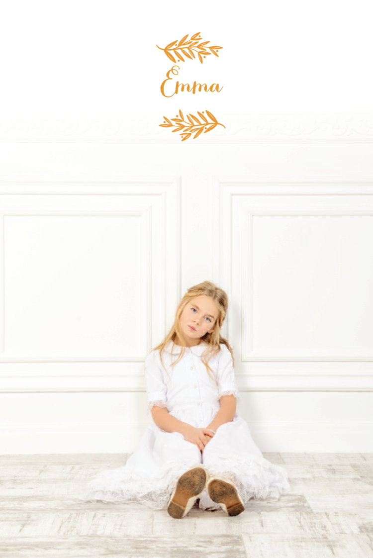 Carte de remerciement — Roseaux dorés