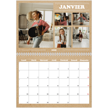 Calendrier photo A4 double — Chronique de l'année