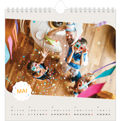 Calendriers annuels carré — Un anniversaire iconique [couverture]