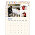 A3 Calendrier annuel — Rayures rétros [Mars]