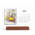 Calendrier de bureau support bois - paysage   — Instants d'album photo [Janvier]