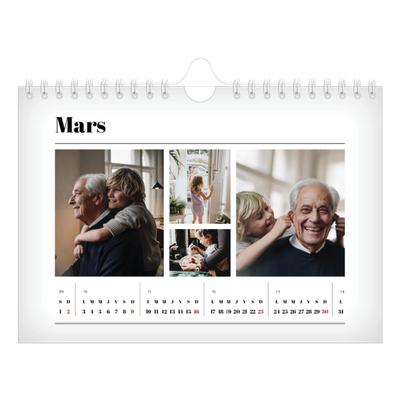 Calendrier photo A5 — Une de magazine [Mars]